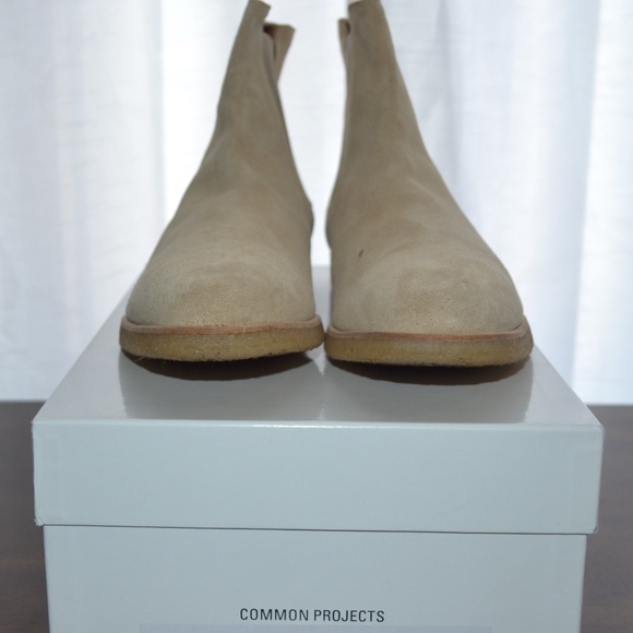 common projects tan suede chelsea